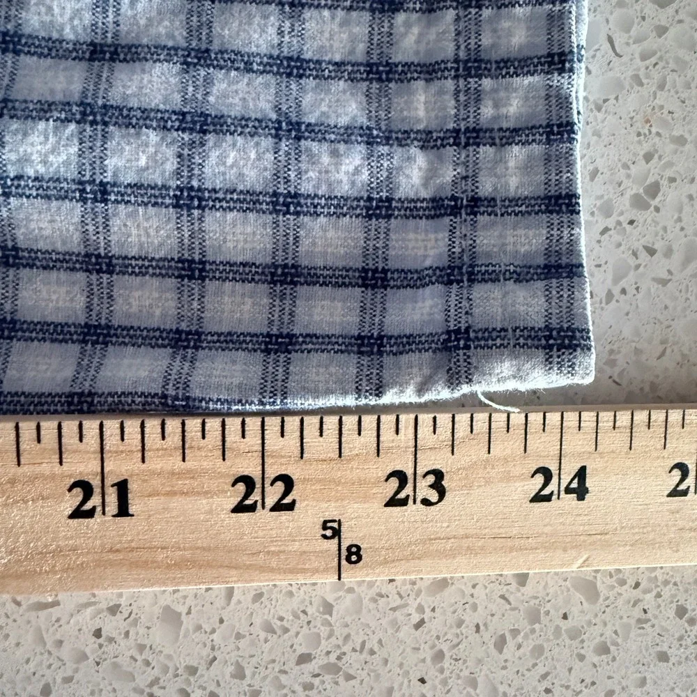 Old Navy Vintage Kids Cottagecore Plaid Bib Overalls,Blue White, 12